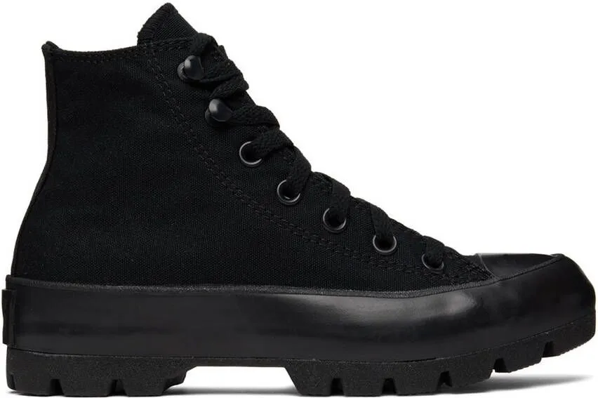 Converse Black Chuck Taylor All Star Lugged High Sneakers