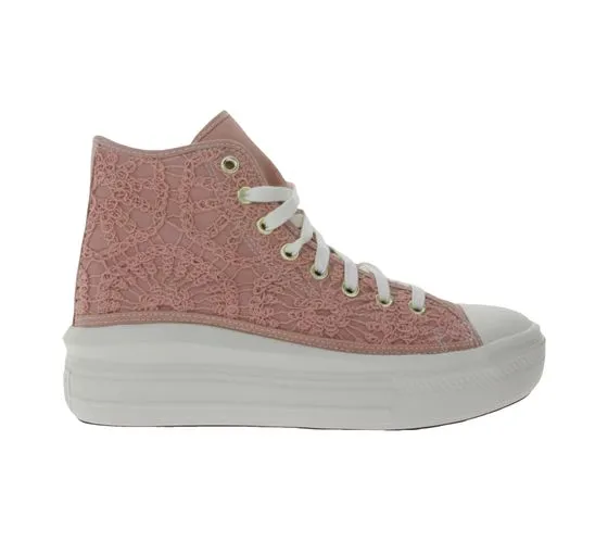 Converse Chuck Taylor All Star Move Baskets montantes pour femme avec logo brodé A03951C Rose