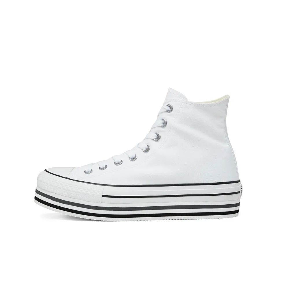 Converse Chuck Taylor All Star Platform Layer Hi 564485C White Black Thunder