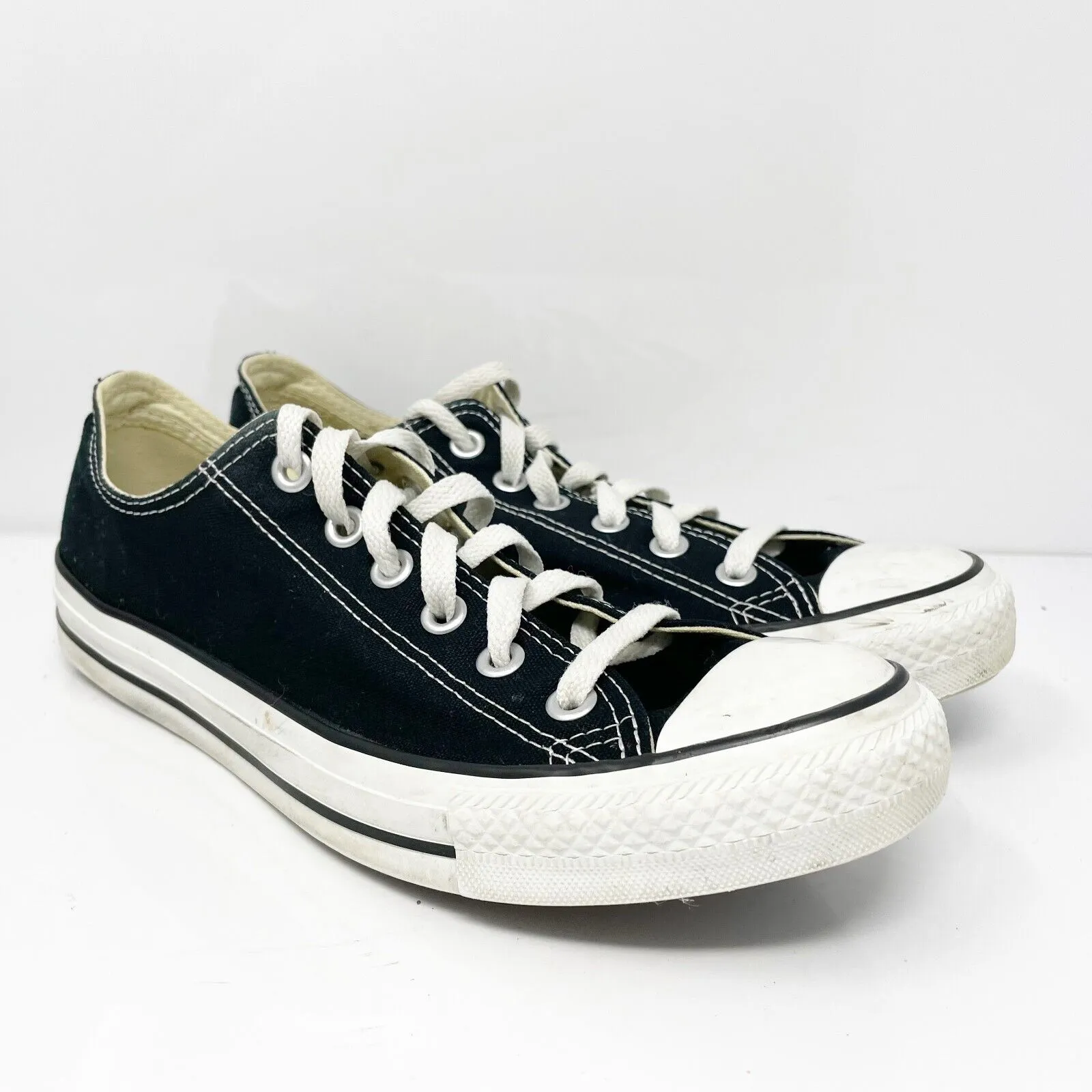 Converse Unisex CT All Star Ox M9166 Black Casual Shoes Sneakers Size M 8 W 10