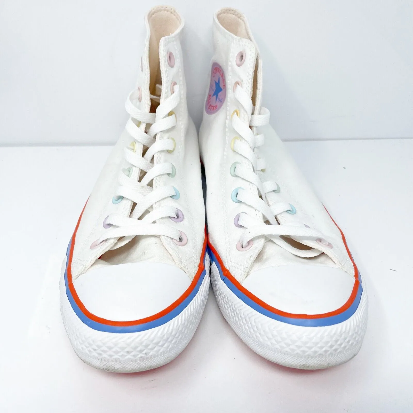 Converse Womens Chuck Taylor All Star Hi 567299C White Casual Shoes Sneakers 11