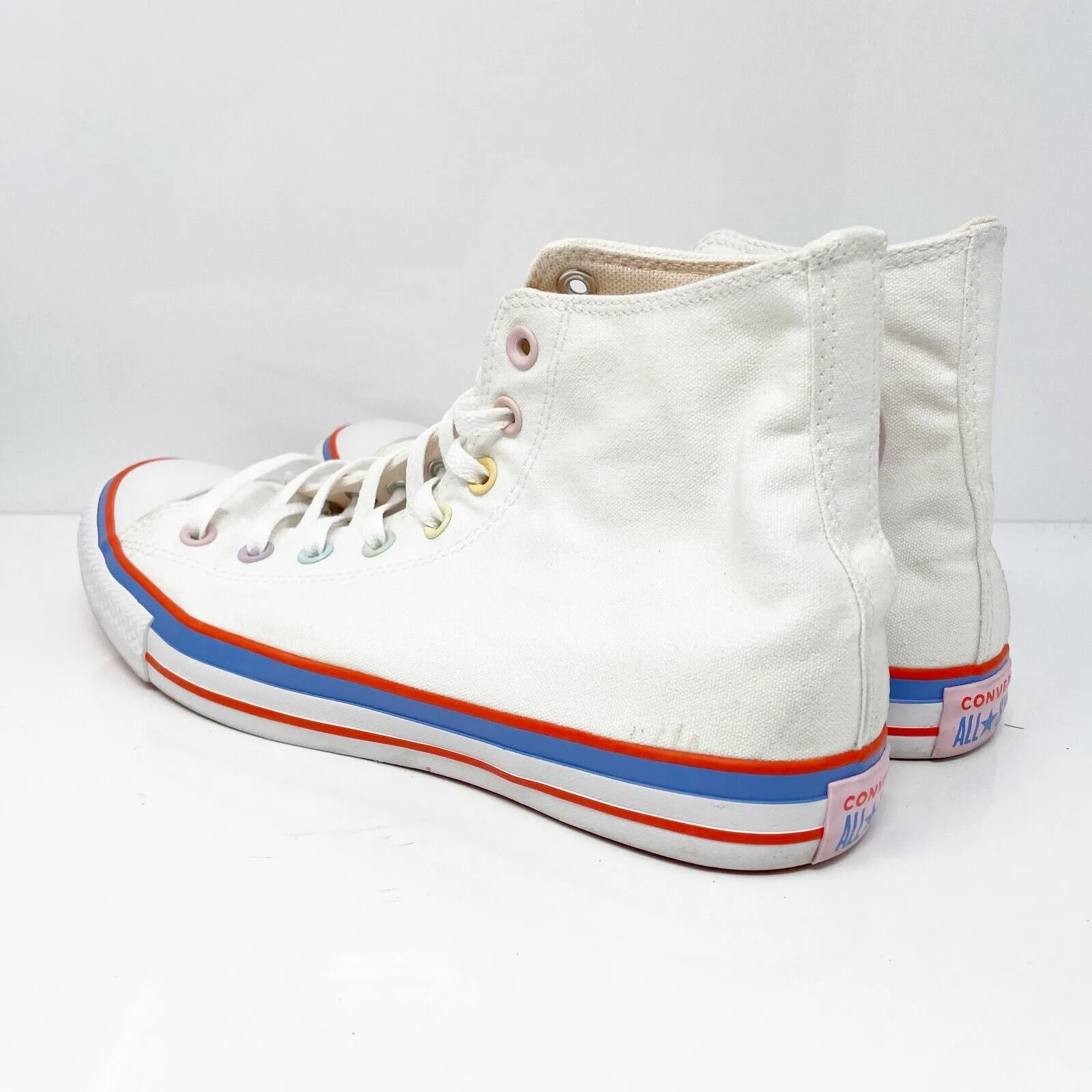 Converse Womens Chuck Taylor All Star Hi 567299C White Casual Shoes Sneakers 11