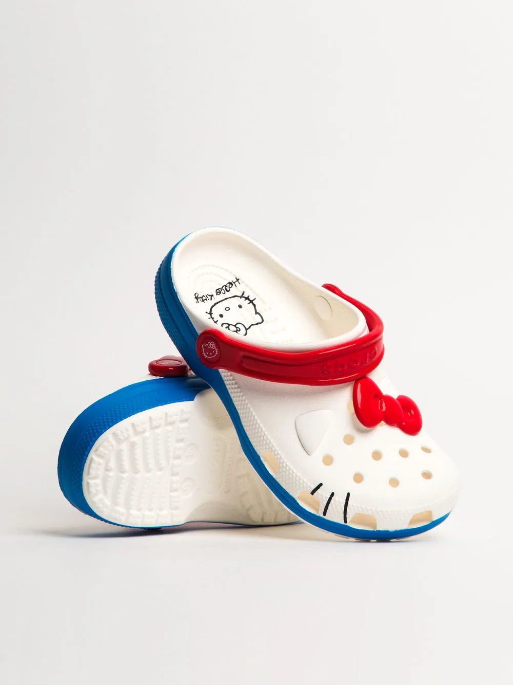 CROCS WOMENS CROCS HELLO KITTY CLASSIC CLOG