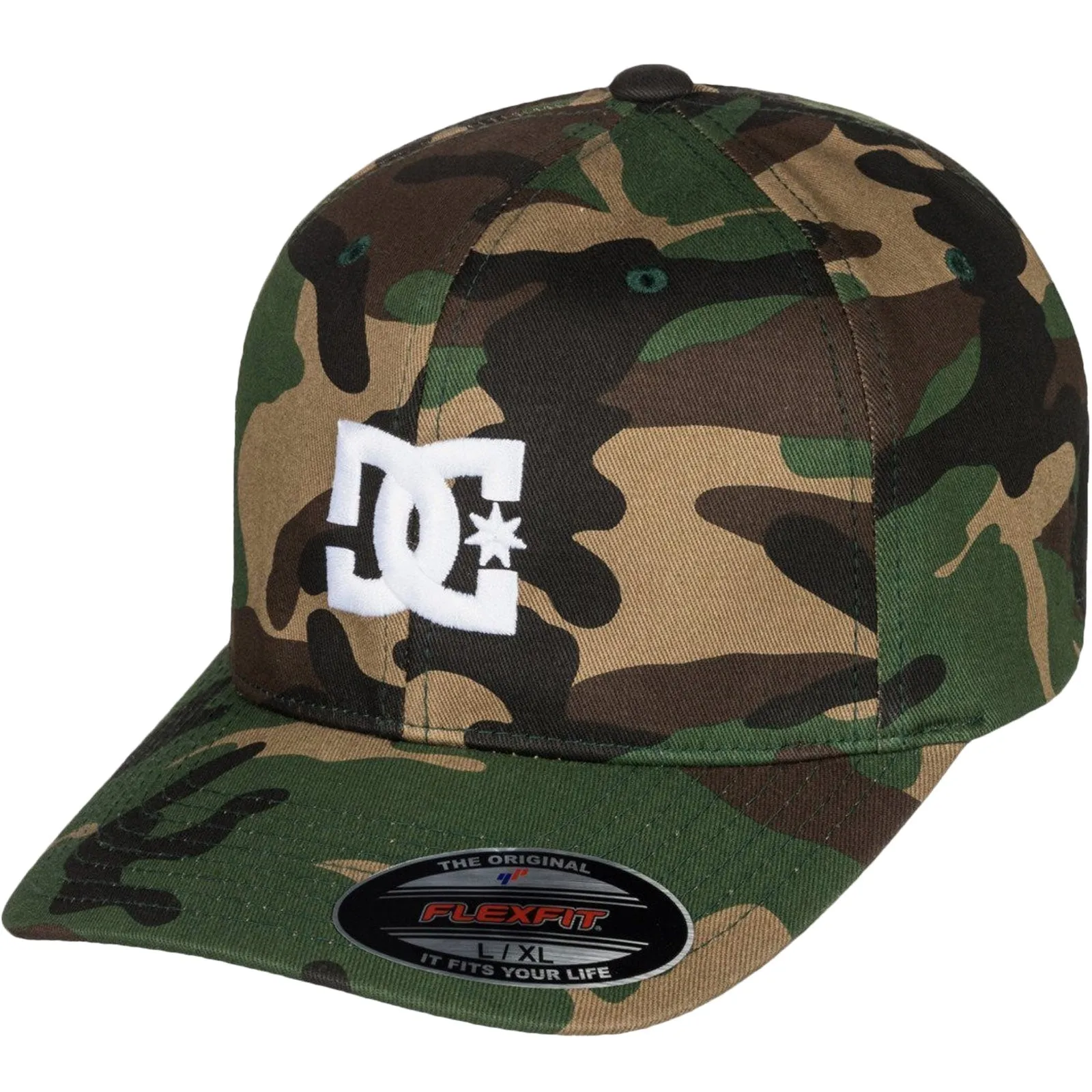 DC Shoes Mens Cap Star X-Fit FlexiFit Baseball Cap