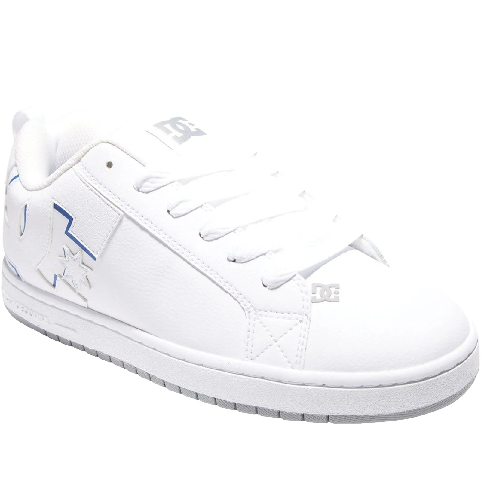 DC Shoes Mens Court Graffik Leather Trainers