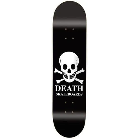 Death Skateboards OG Skull Black Skateboard Deck 8.75