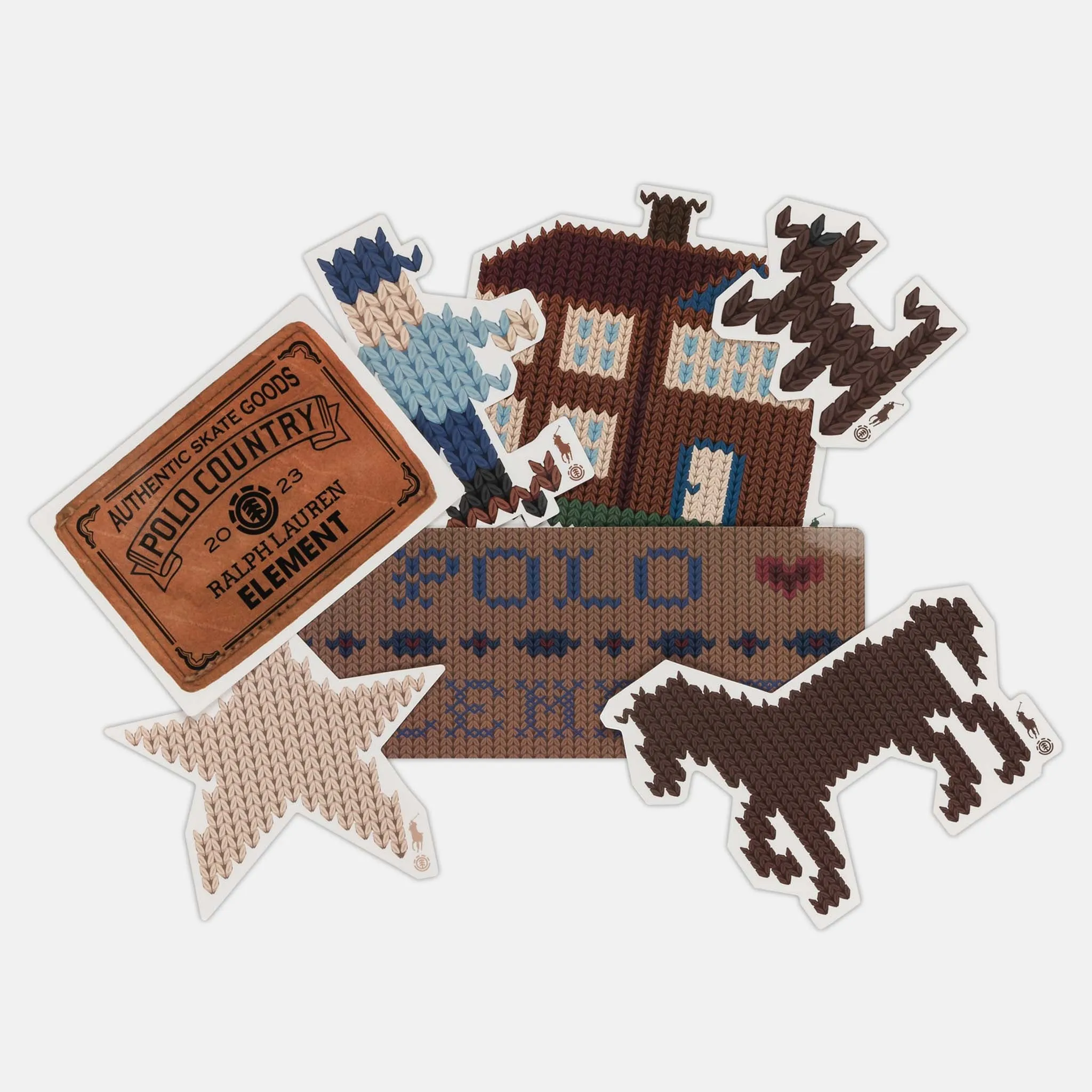 Element Skateboards - Polo Ralph Lauren Sticker Pack