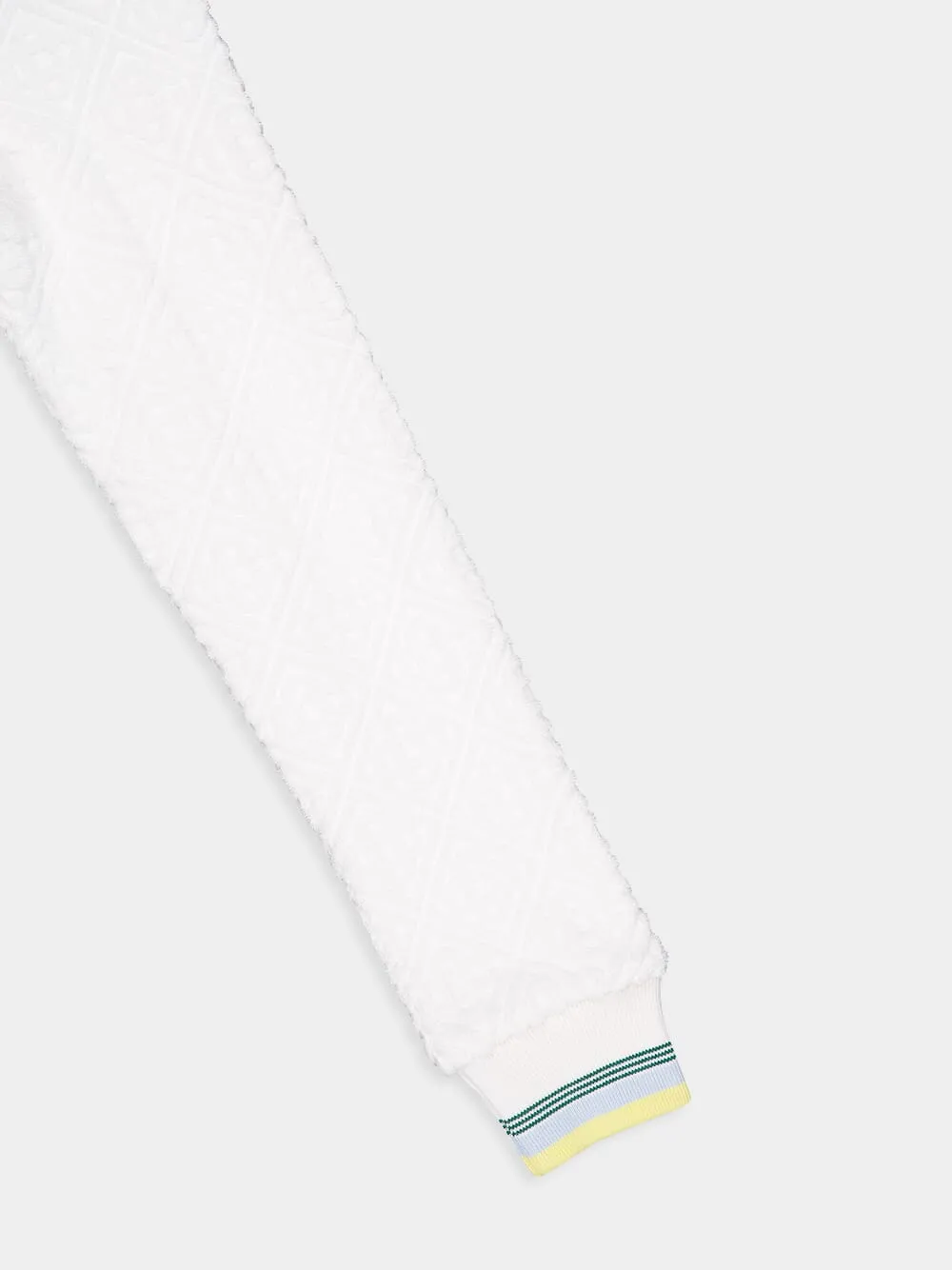 Embroidered Zip-Up Tennis Jacket
