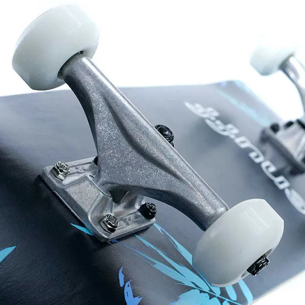Enuff Skateboards Floral Factory Complete Skateboard Blue 7.75