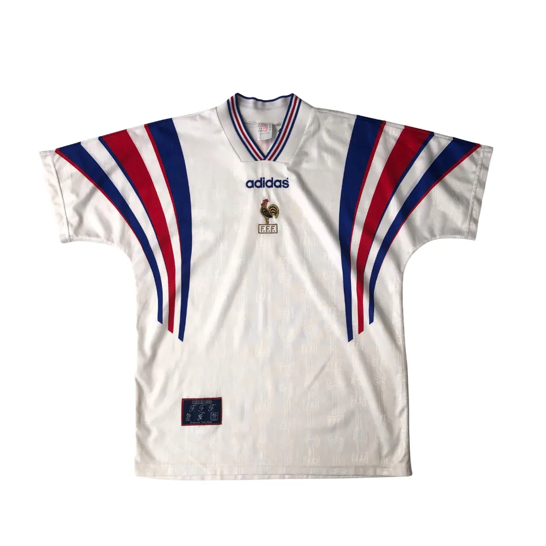France ORIGINAL 1996/1998 Adidas Away Football Shirt Medium