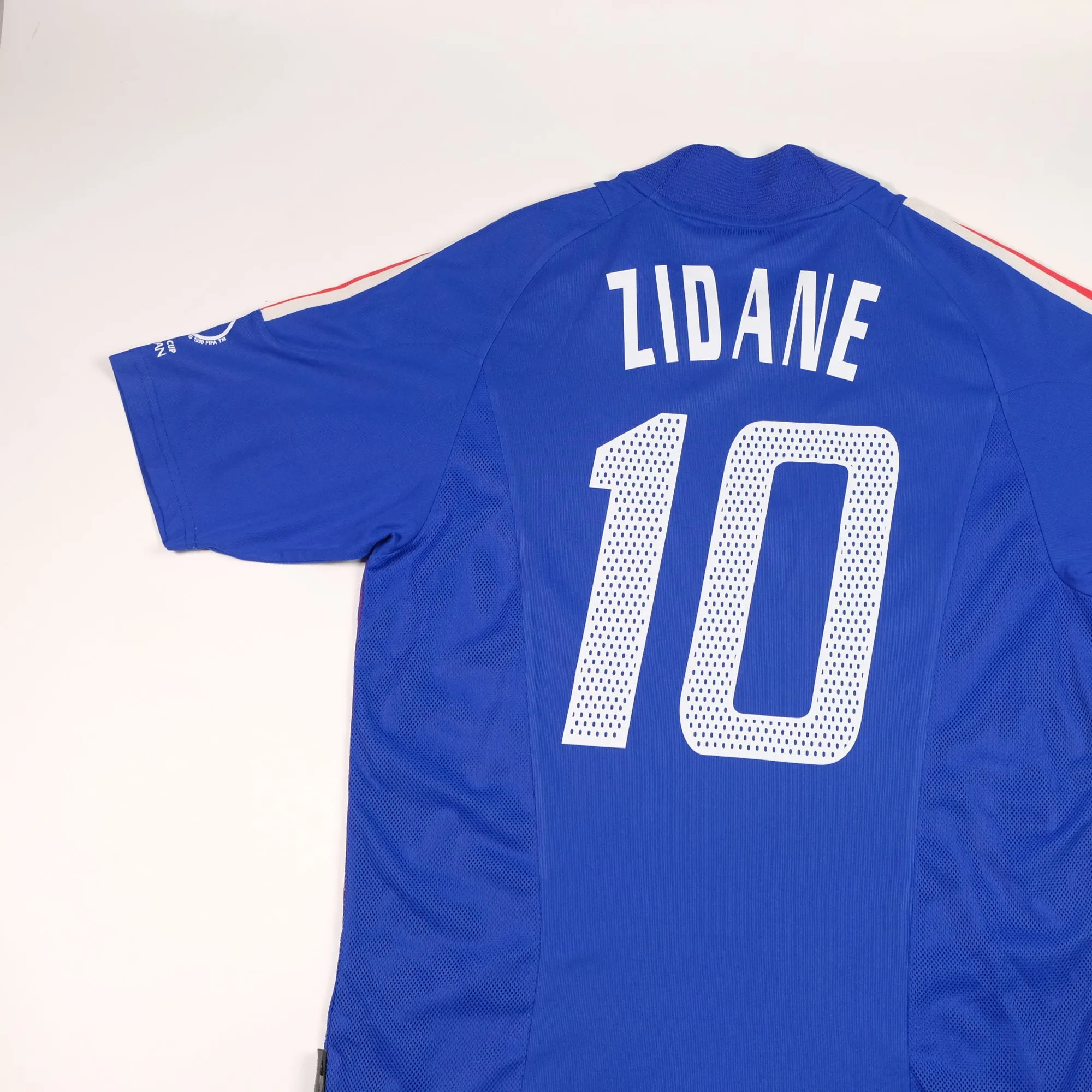 France Original Zidane 2002/2004 Adidas Home Football Shirt Medium/Large