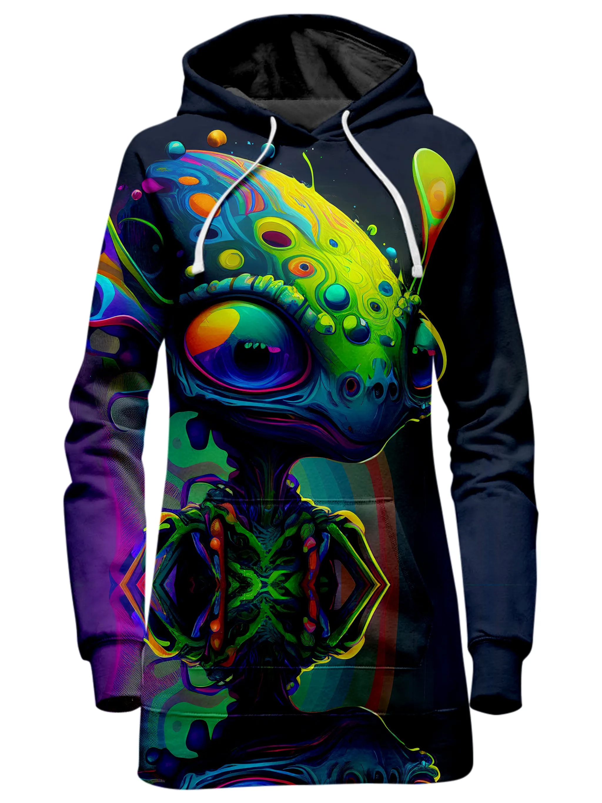 Friendly Visitors Hoodie Dress and Leggings Combo