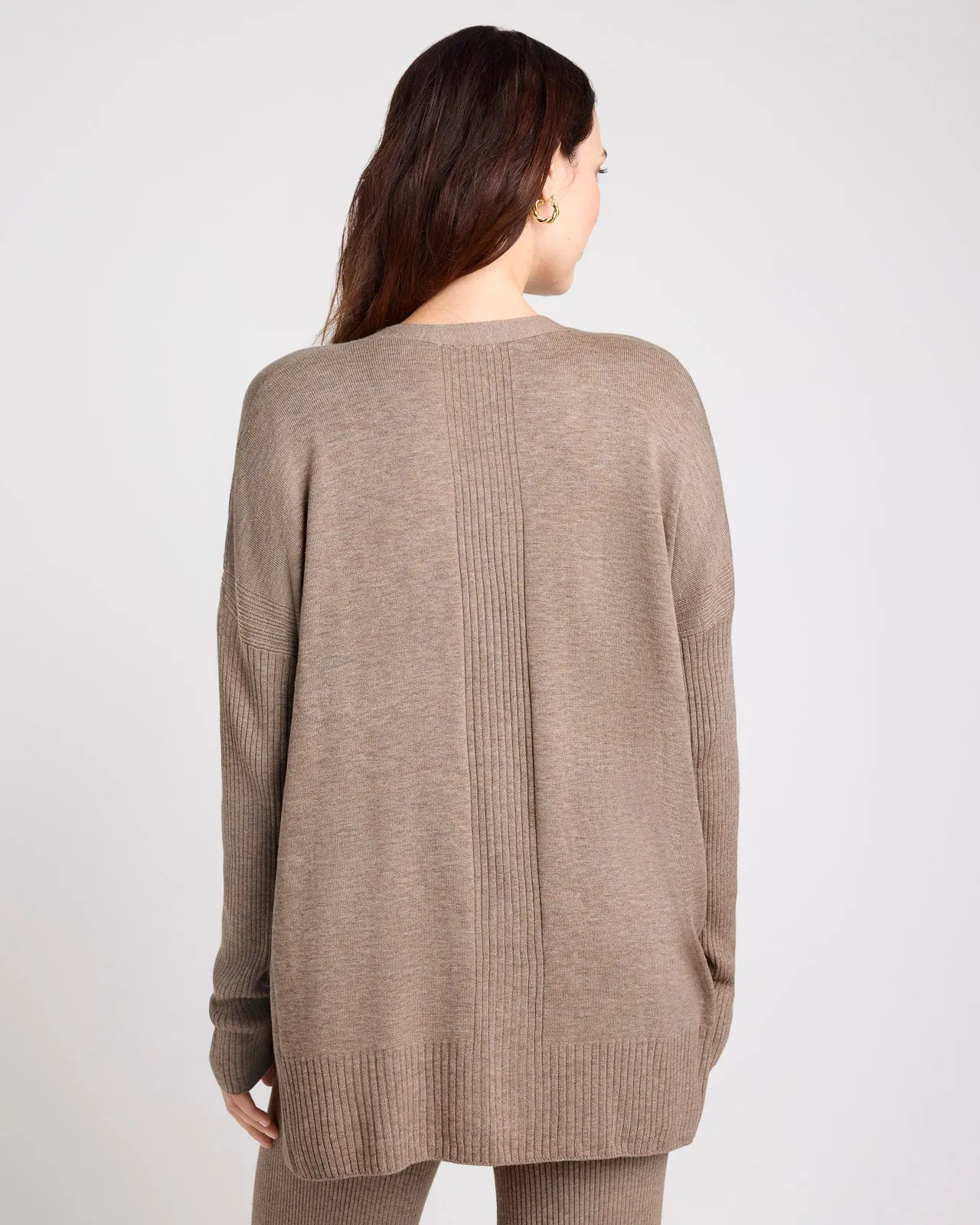 Georgie Cashblend Tunic Cardigan