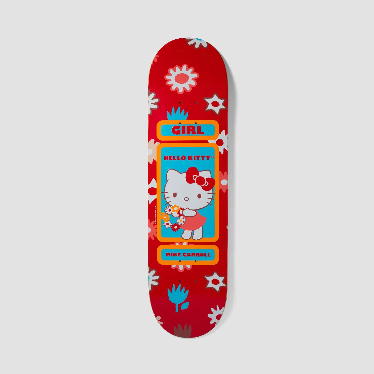 Girl X Hello Kitty and Friends Mike Carroll Skateboard Deck - 8.375"