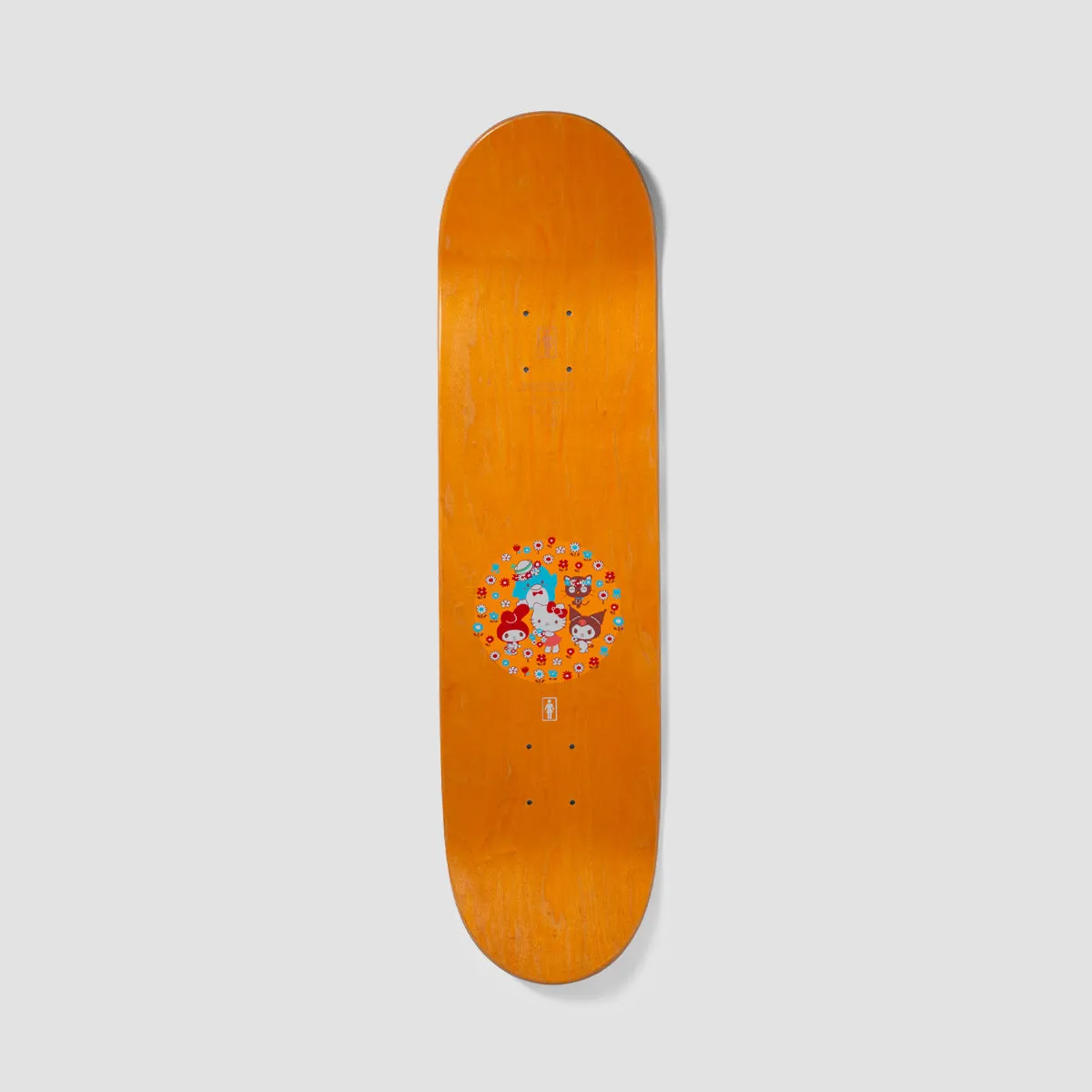 Girl X Hello Kitty and Friends Mike Carroll Skateboard Deck - 8.375"