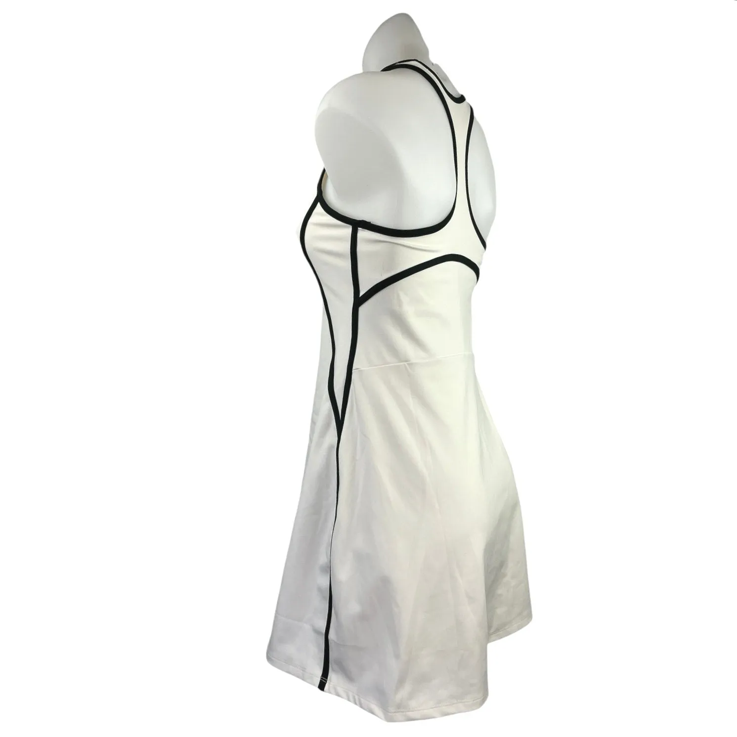 Girlfriend Collective Ivory White Paloma Racerback Tennis Athletic Mini Dress M