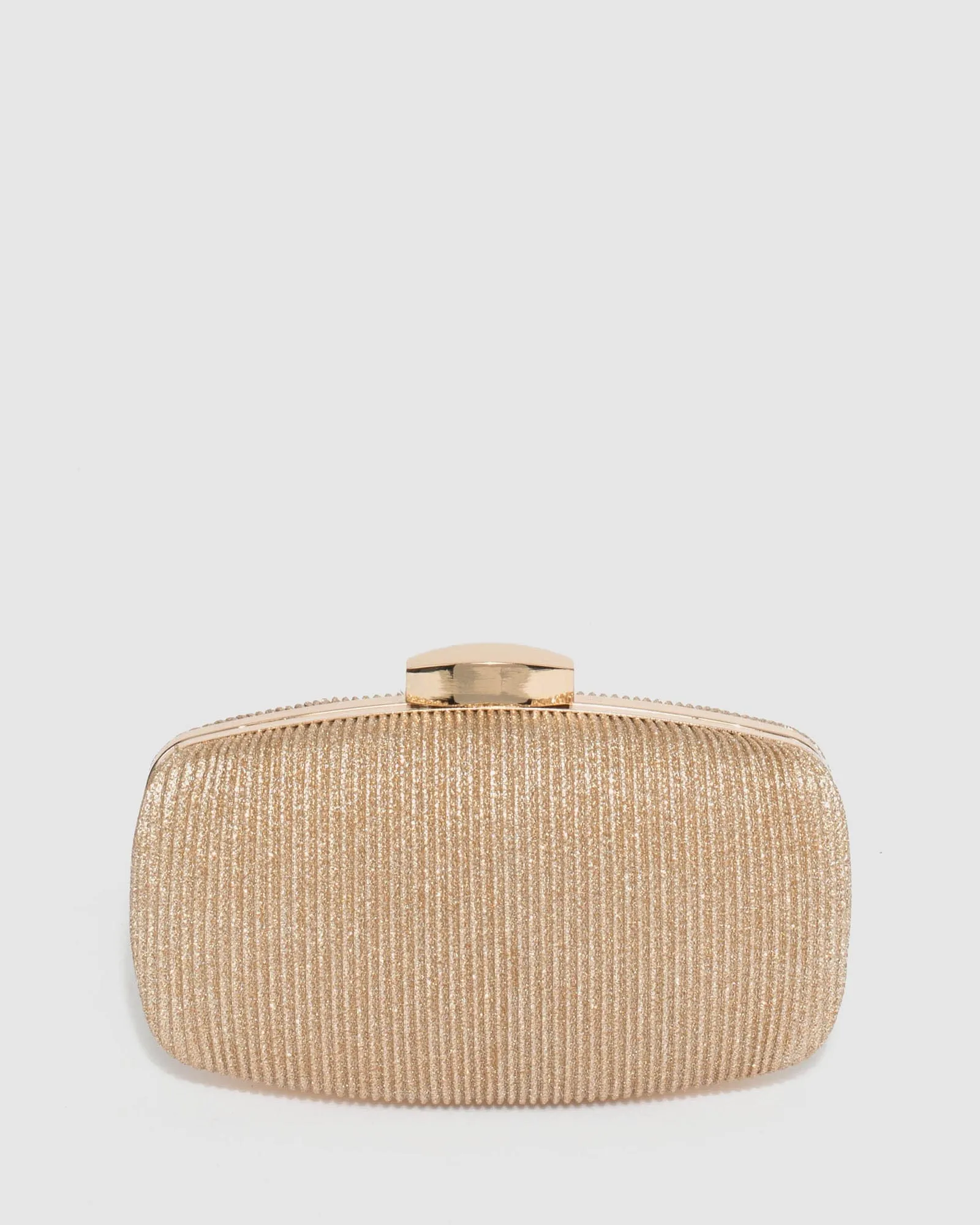 Gold Classic Hardcase Clutch Bag