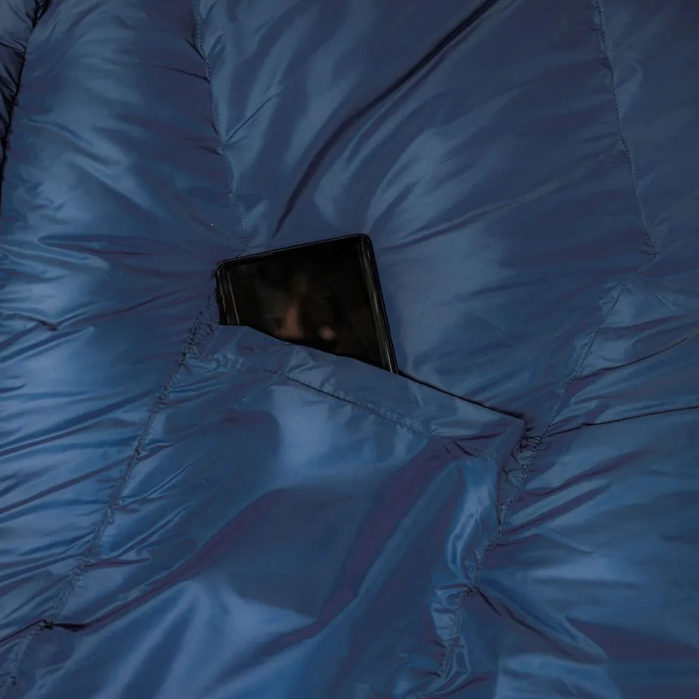 Gr\u00fcezi Bag - Biopod DownWool Ice 185 Sleeping Bag night blue