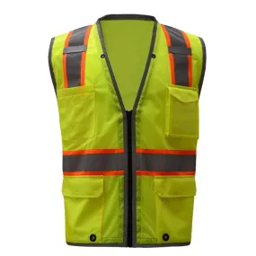 GSS Premium Class 2 Hyper lite Vest 1701 Lime