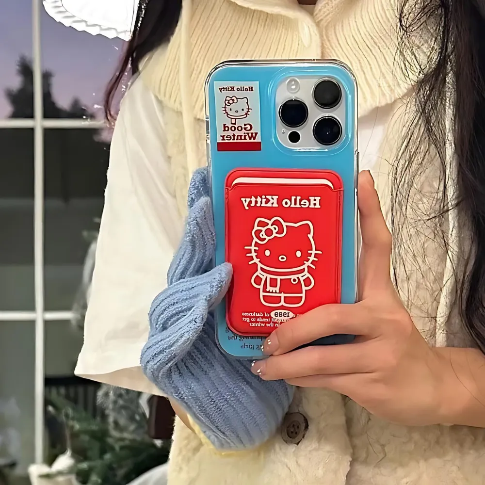 Hello Kitty Case + Red Wallet