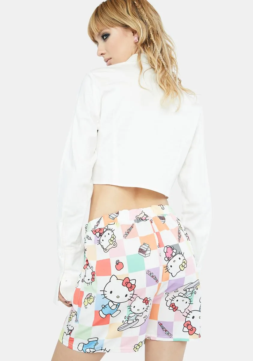 Hello Kitty Checkerboard Shorts-