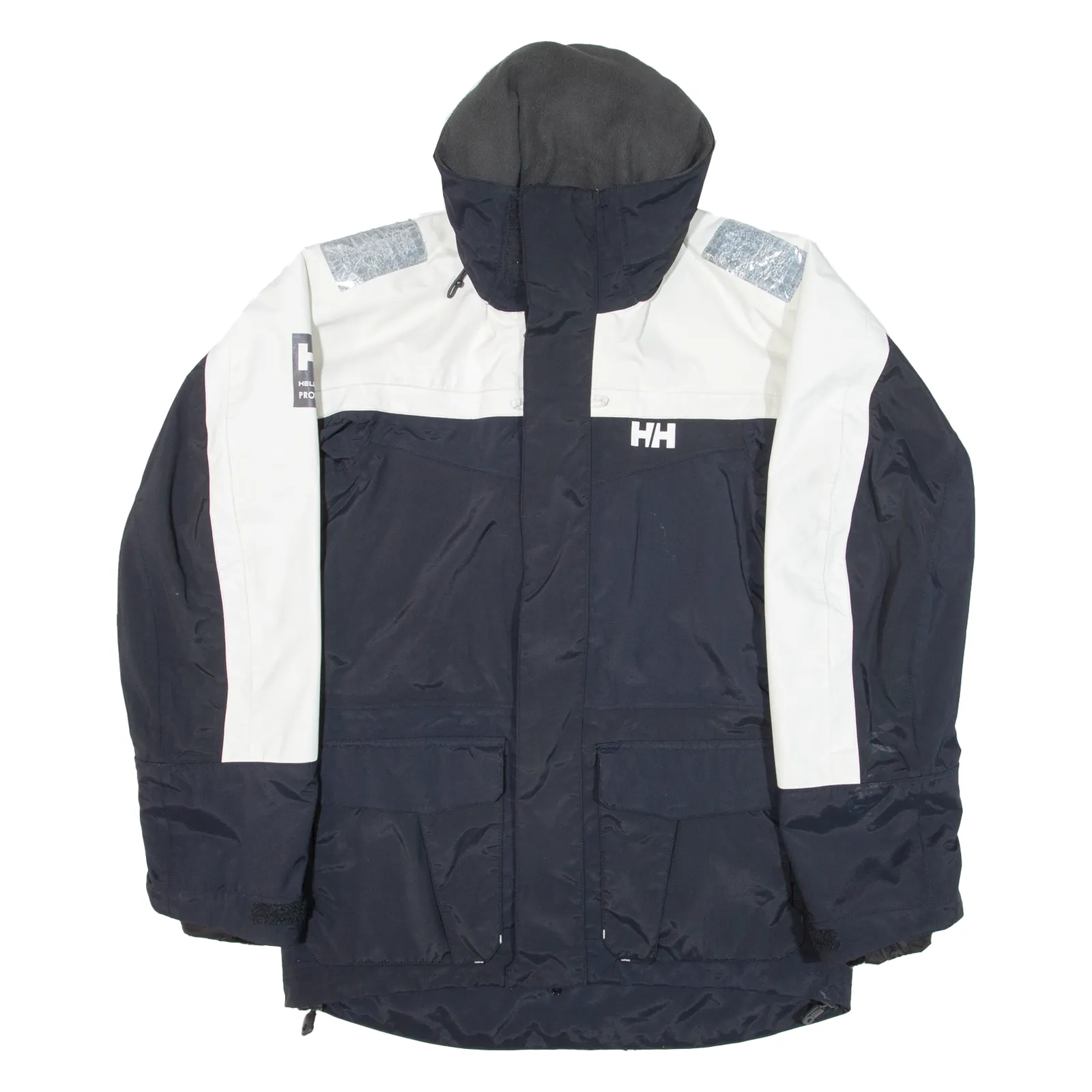 HELLY HANSEN Mens Rain Jacket Black Hooded S