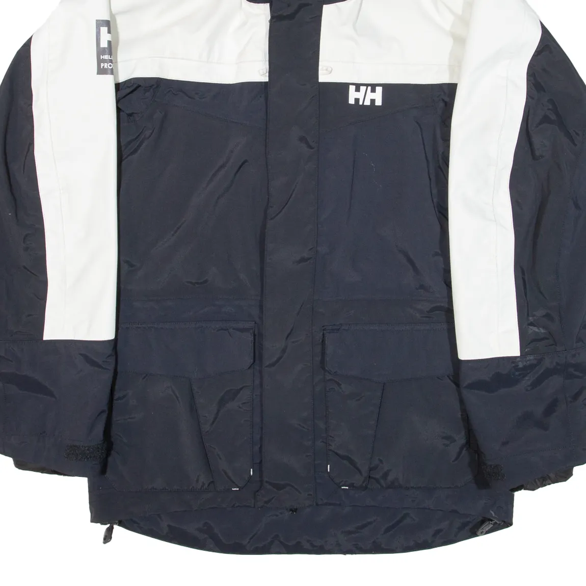 HELLY HANSEN Mens Rain Jacket Black Hooded S