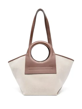 Hereu    Hereu Cala Small Canvas And Leather Tote Bag