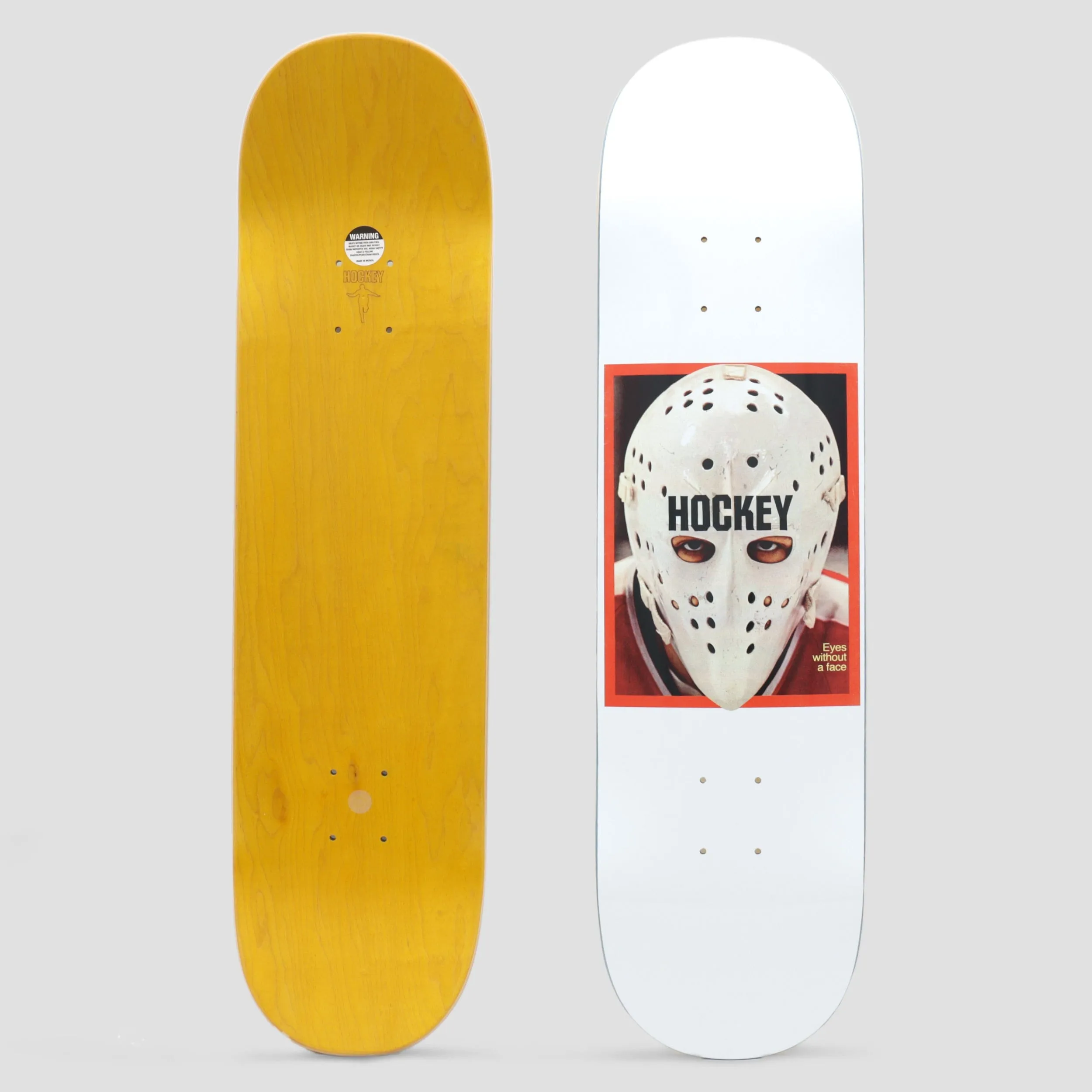 Hockey 8.18 War On Ice Skateboard Deck White
