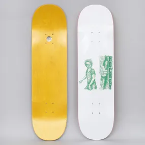 Hockey 8.38 Battery Skateboard Deck White