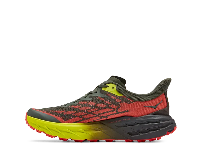 Hoka Men's Speedgoat 5 Wide Thyme/Fiesta | Buy Hoka Men's Speedgoat 5 Wide Thyme/Fiesta here | Outnorth