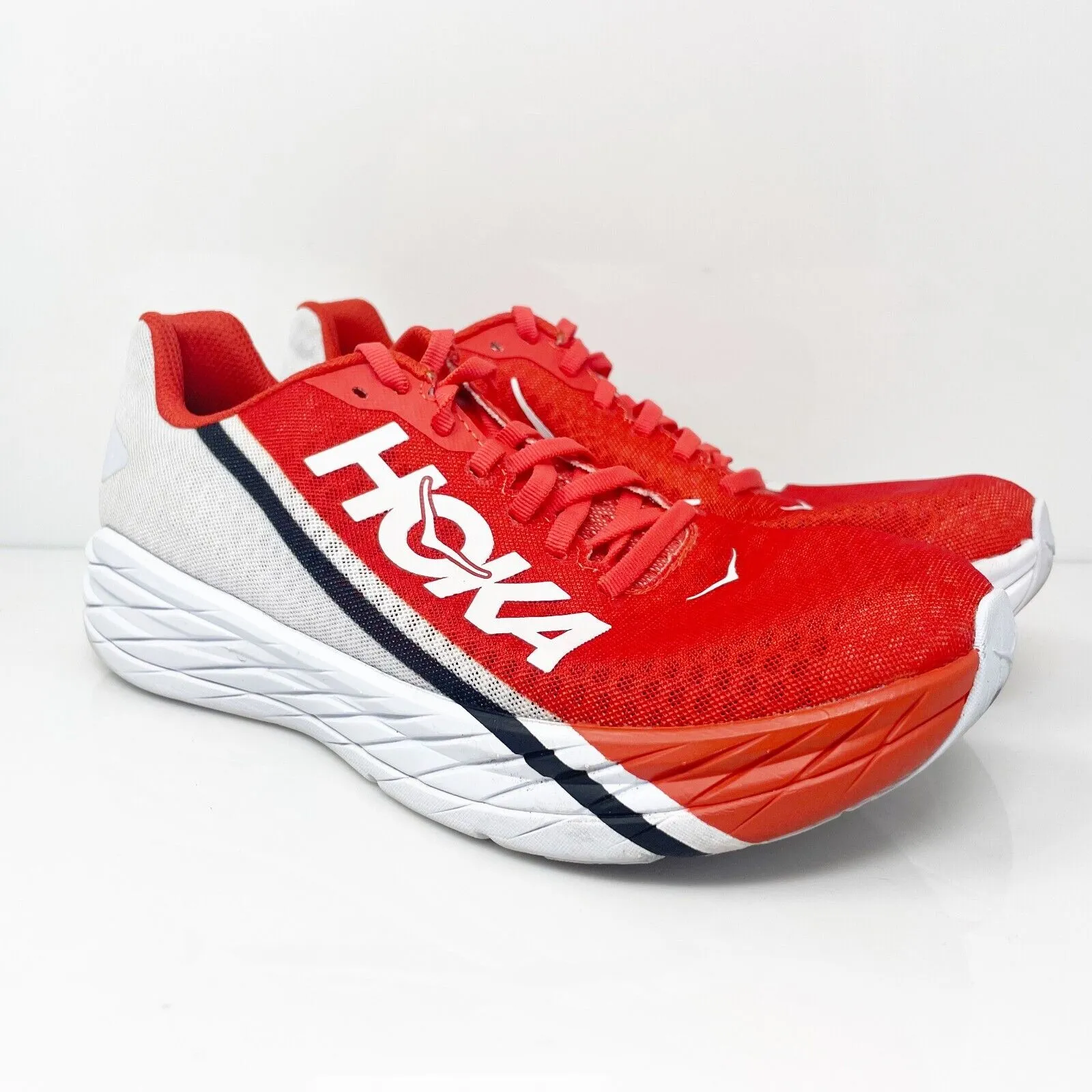 Hoka One One Unisex Rocket X 1113532 FTBC Red Running Shoes Sneakers M8.5 W9.5