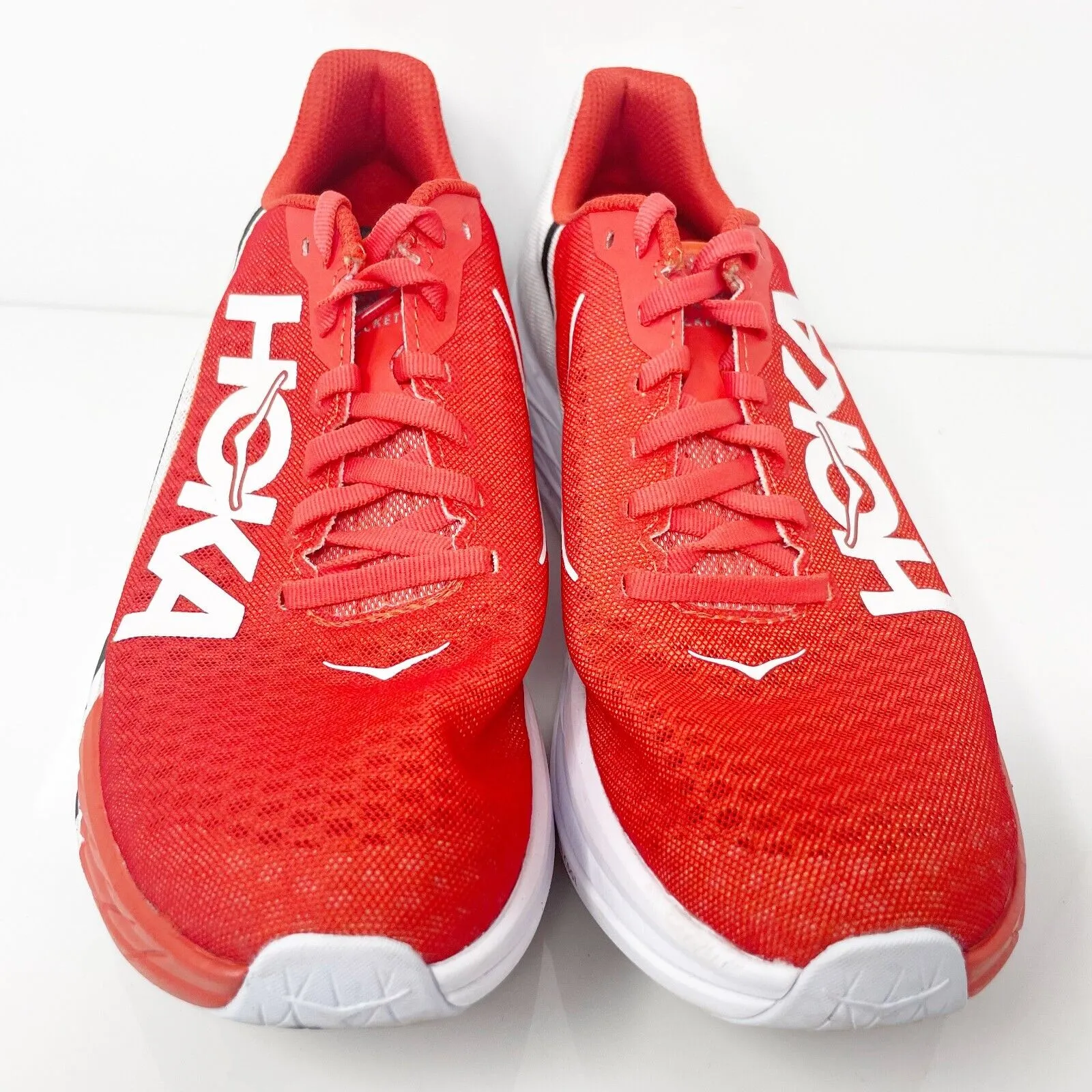 Hoka One One Unisex Rocket X 1113532 FTBC Red Running Shoes Sneakers M8.5 W9.5