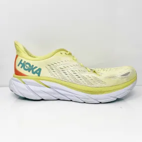 Hoka One One Womens Clifton 8 1119394 YPSC Yellow Running Shoes Sneakers 8.5 B