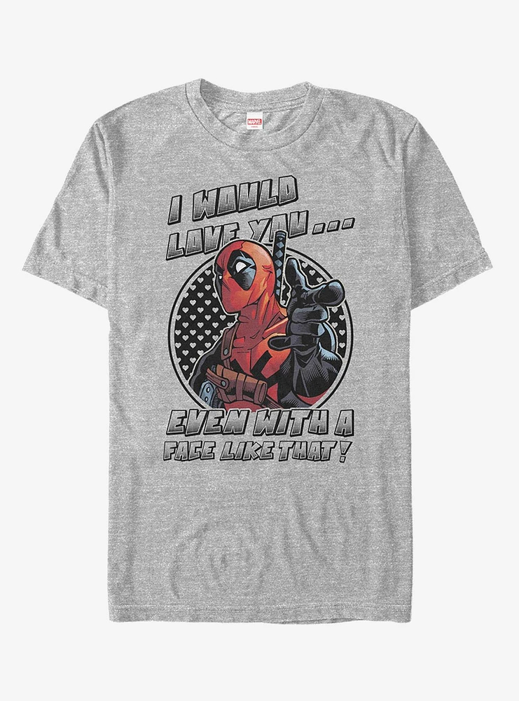 Hot Topic Marvel Deadpool With a Face Like That T-Shirt