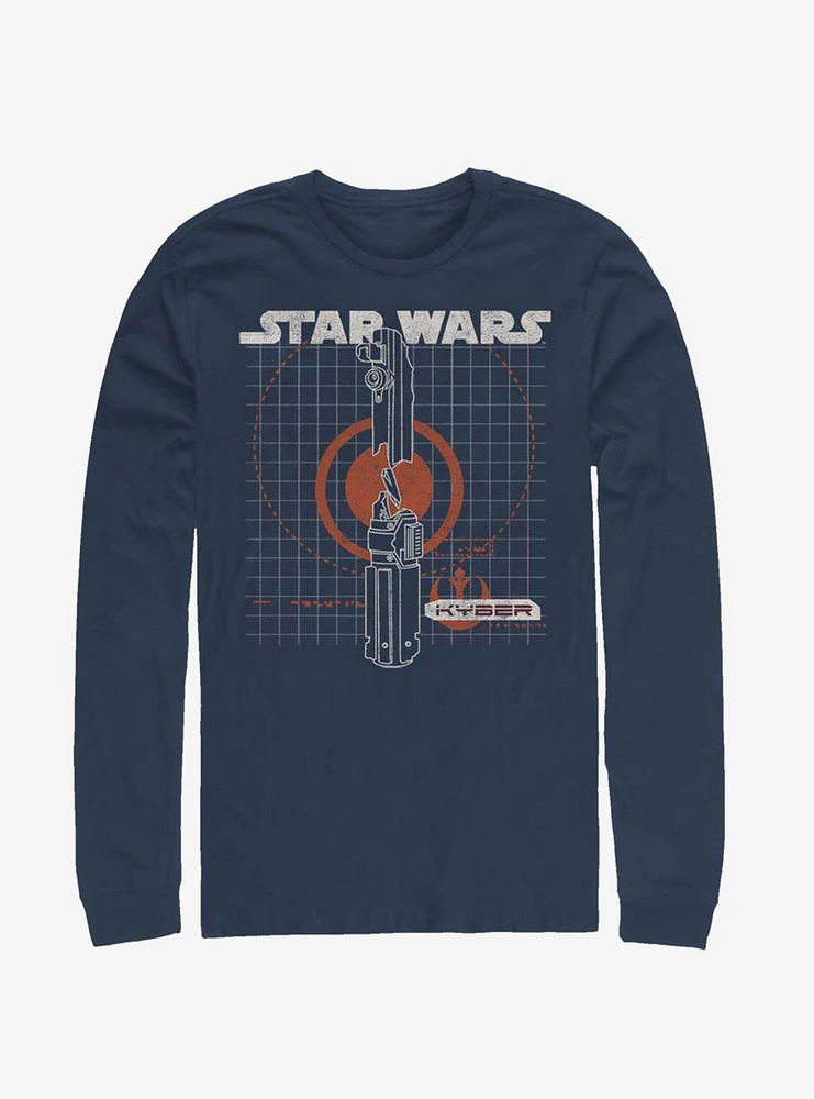 Hot Topic Star Wars Episode IX The Rise Of Skywalker Kyber Long-Sleeve T-Shirt