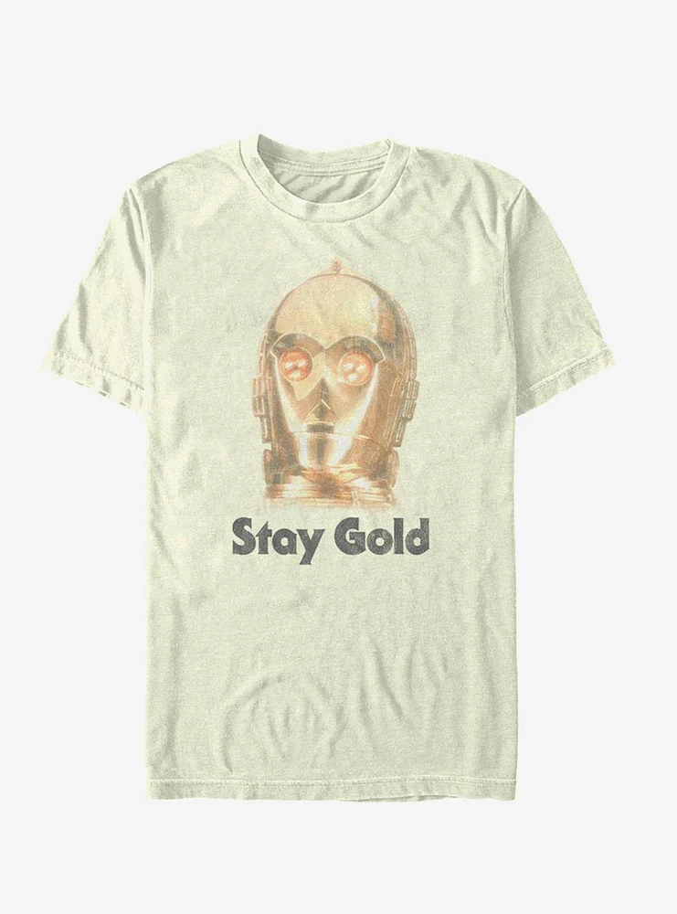 Hot Topic Star Wars Episode IX The Rise Of Skywalker Stay Gold T-Shirt