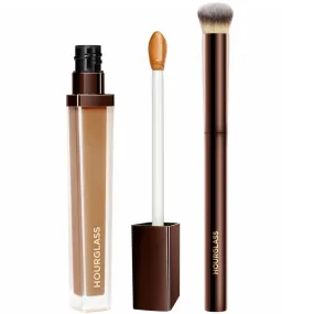 Hourglass Airbrush Concealer and Seamless Finish Concealer Brush Bundle 6ml (Various Shades) - Maple