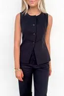 Hugh Vest Black