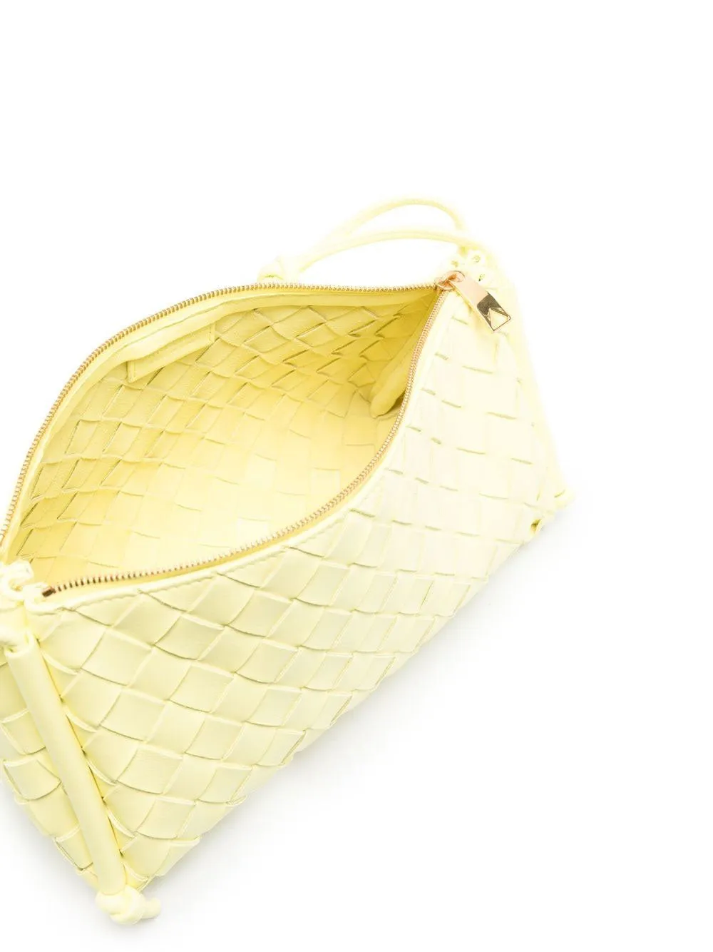 Intrecciato-weave shoulder bag