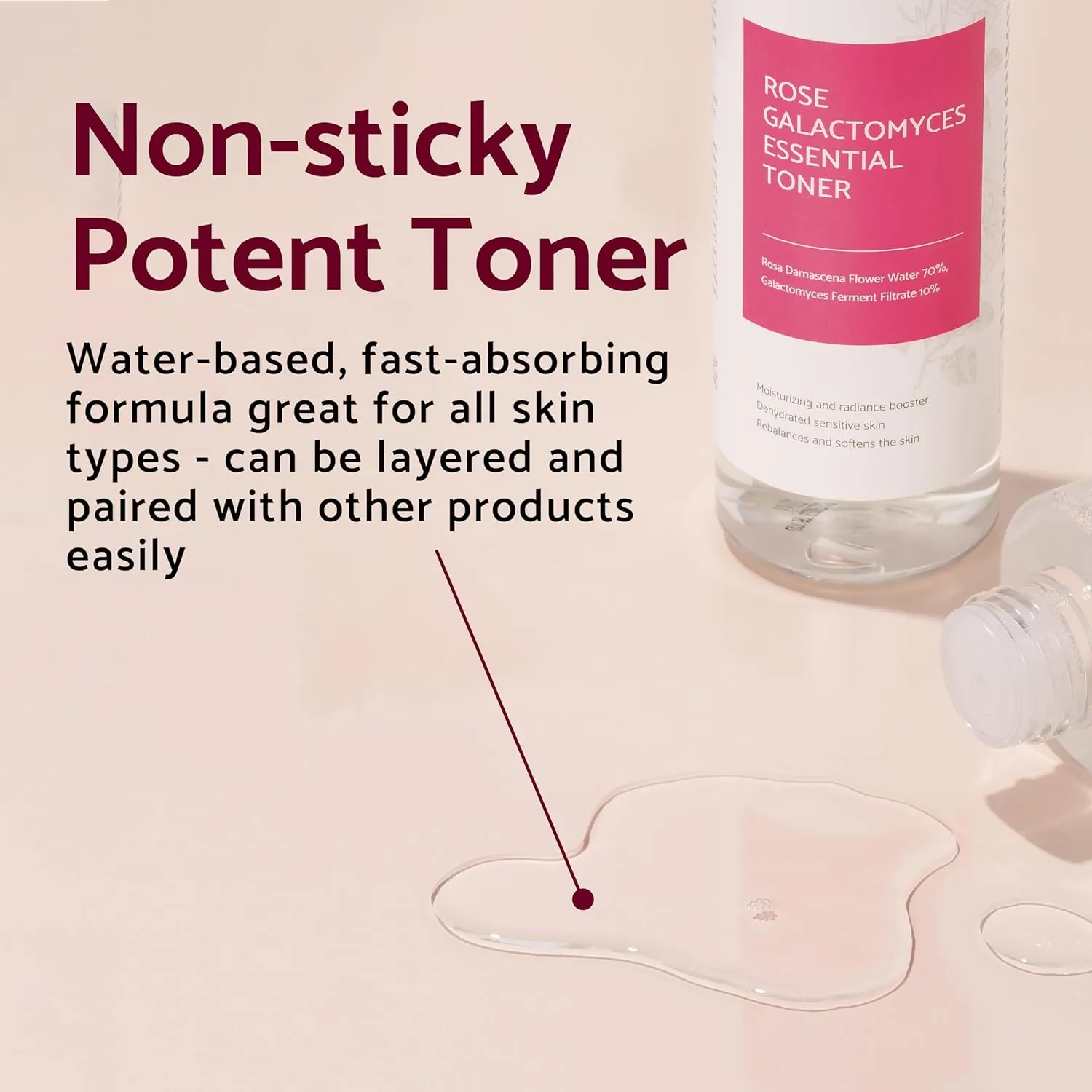 Iunik Rose Galatomyces Essential Toner - 200ML