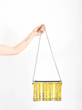 Jessica Murray Designs Leather Crossbody Bag in Art Installation in Paris by Jessica Murray