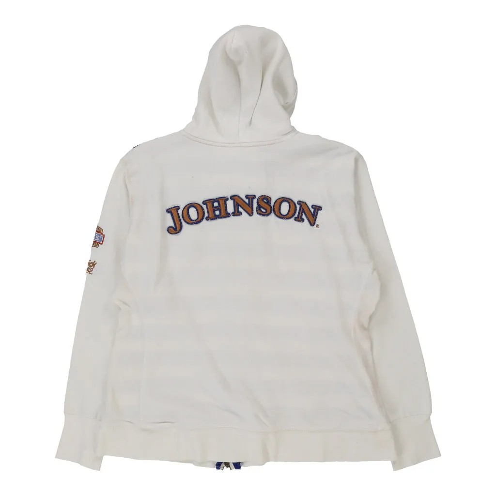 Jimmie Johnson Chase Authentics Nascar Hoodie - XL White Cotton Blend