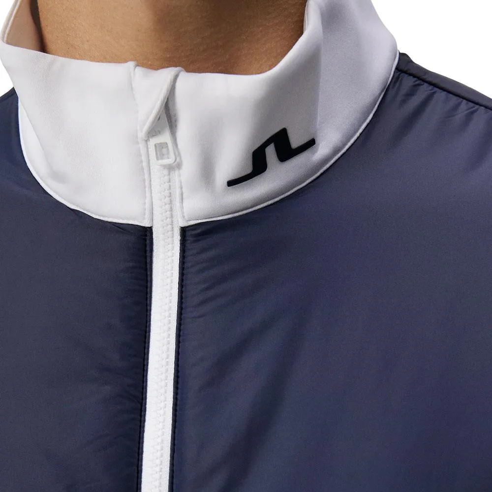 J.Lindeberg Martino Quilt Hybrid Golf Vest JL Navy - SS24