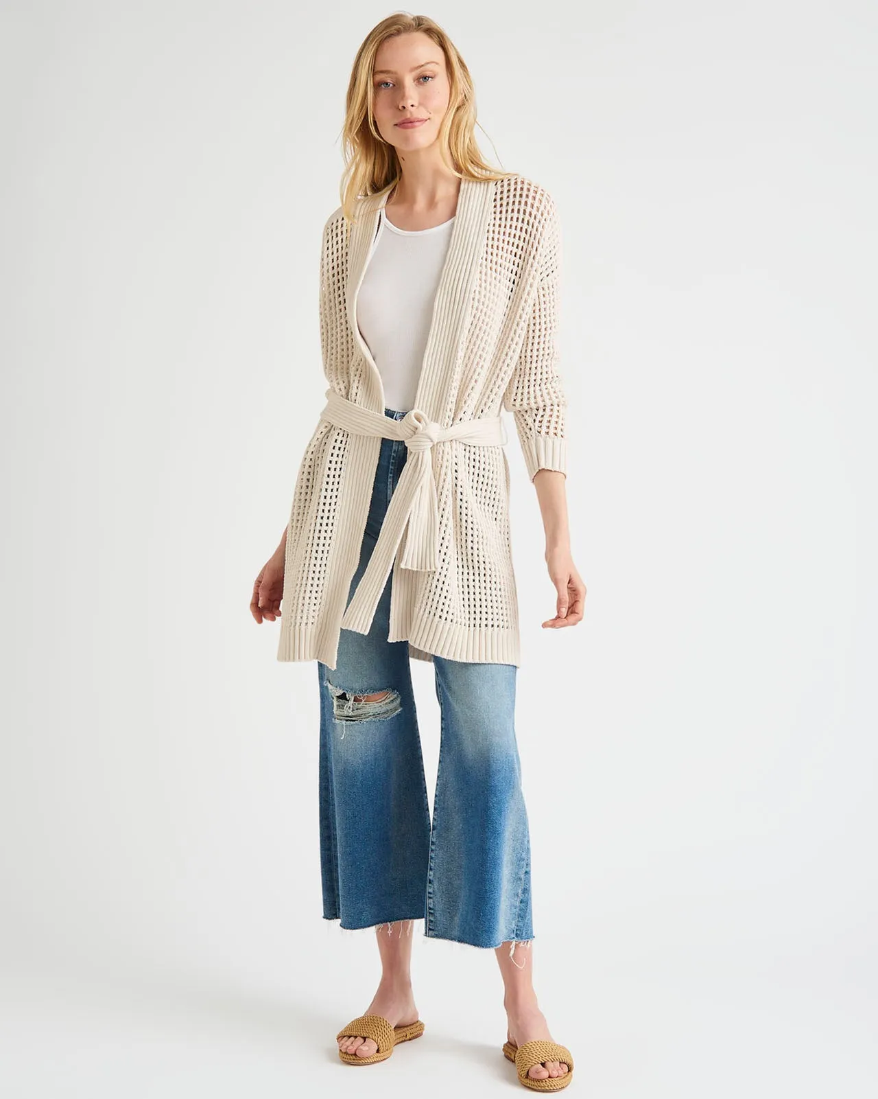 Joyce Open Knit Cardigan