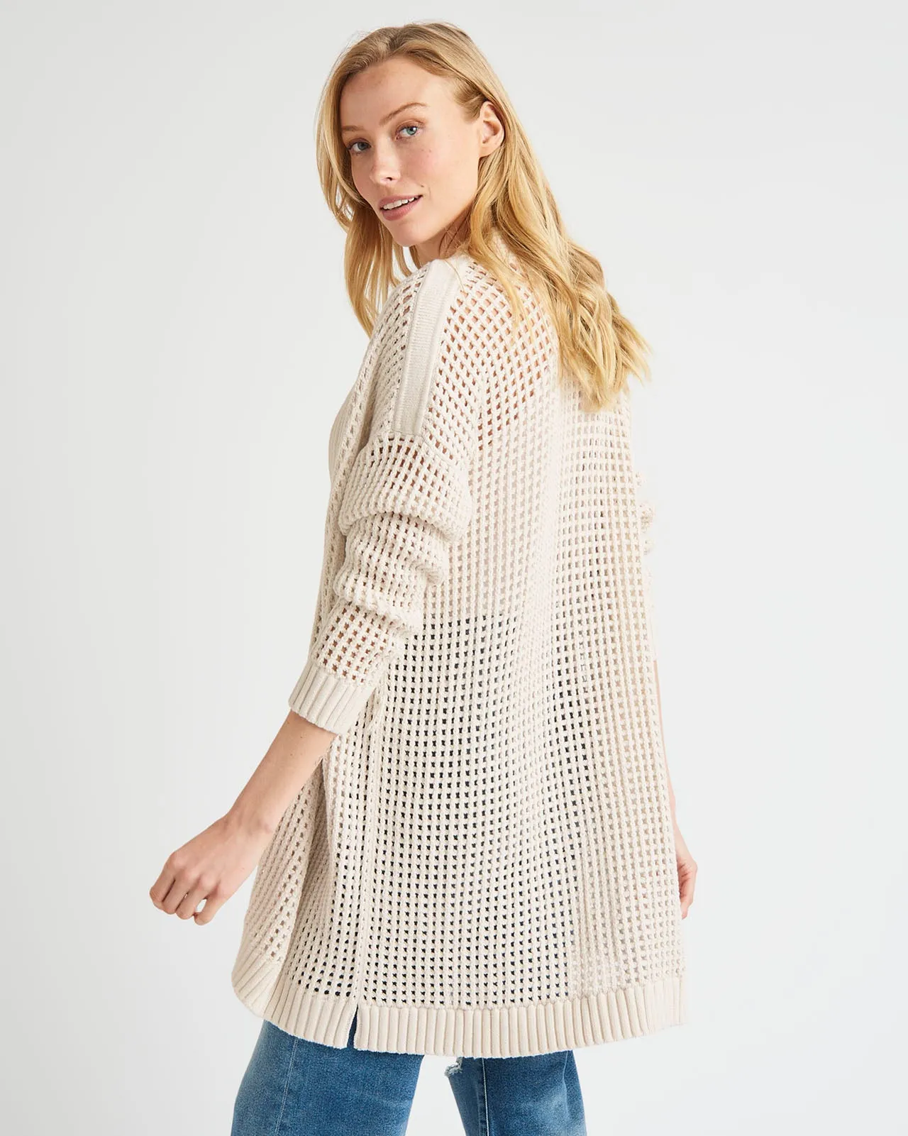 Joyce Open Knit Cardigan