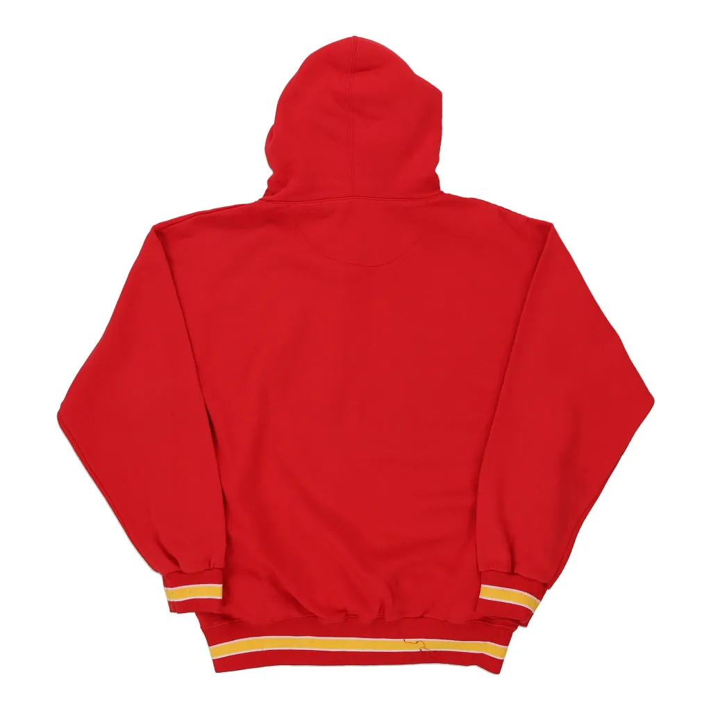 Kansas City Chiefs Starter NFL Hoodie - Large Red Cotton Blend