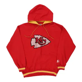 Kansas City Chiefs Starter NFL Hoodie - Large Red Cotton Blend