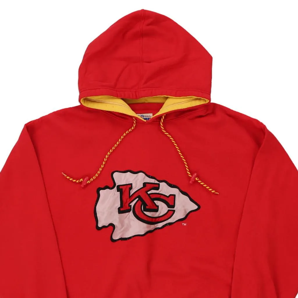 Kansas City Chiefs Starter NFL Hoodie - Large Red Cotton Blend