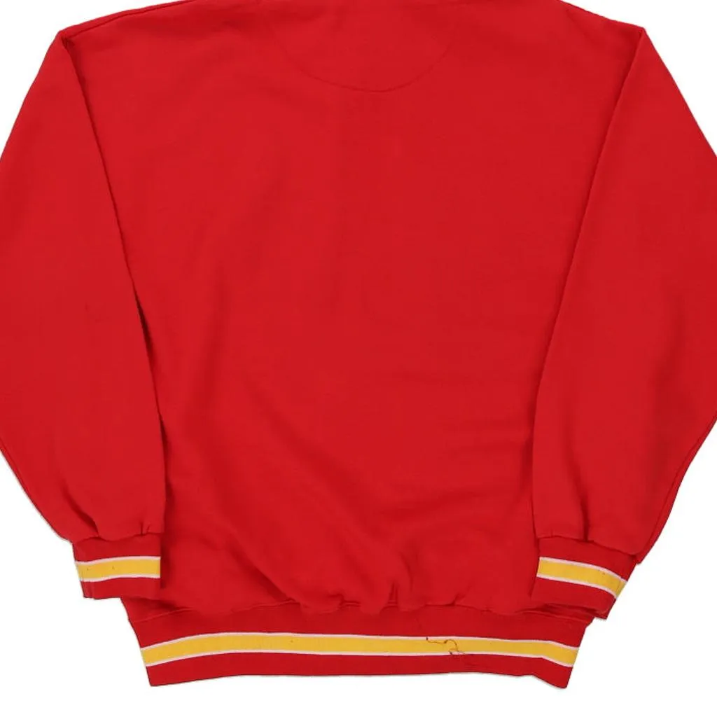 Kansas City Chiefs Starter NFL Hoodie - Large Red Cotton Blend